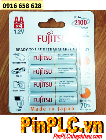 Fujitsu HR-3UTCEX(4B); Pin sạc AA2000mAh 1.2v Fujitsu HR-3UTCEX(4B) Type 2000mA _Min 1900mAh chính hãng, Xuất xứ NHẬT